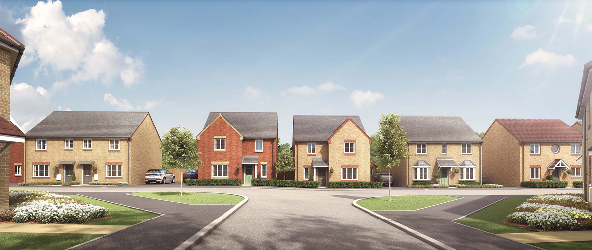 New Larkfleet show home opening at Deeping Meadow Lincolnshire