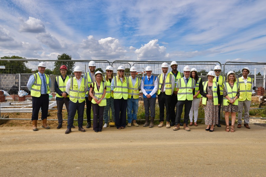 Work underway on housing with extra care development in Welton near